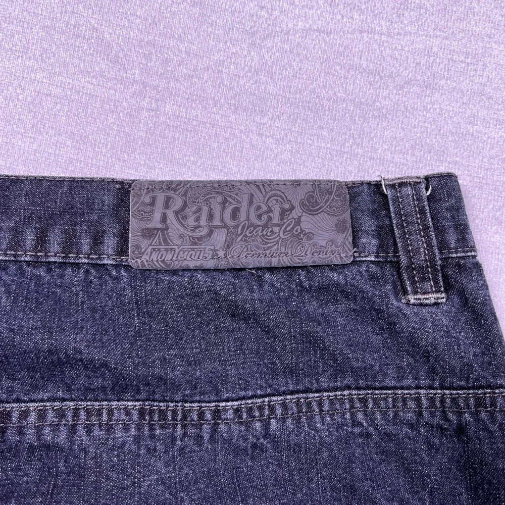 Raider Jean Co‎ Mens Dark Wash Straight Leg Denim Jeans Size 44